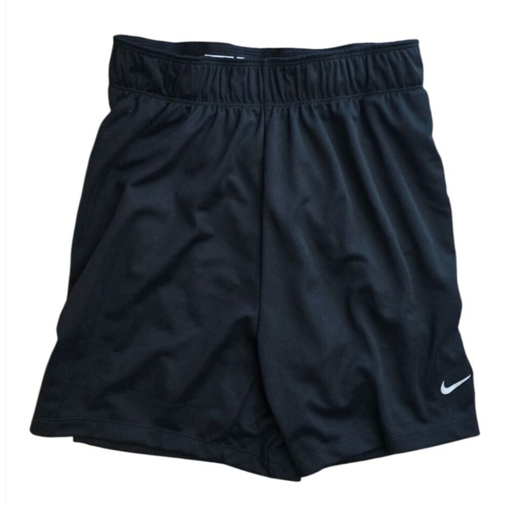 Nike Attack Women's Dri-fit Fitness Mid-Rise Shorts - Black/refs - Picture 2 of 5